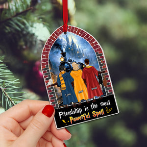 Personalized Gifts for Friends, Friendship is the most powerful spell Acrylic Ornament, Christmas Tree Decor 01TOTN150824HG-Homacus