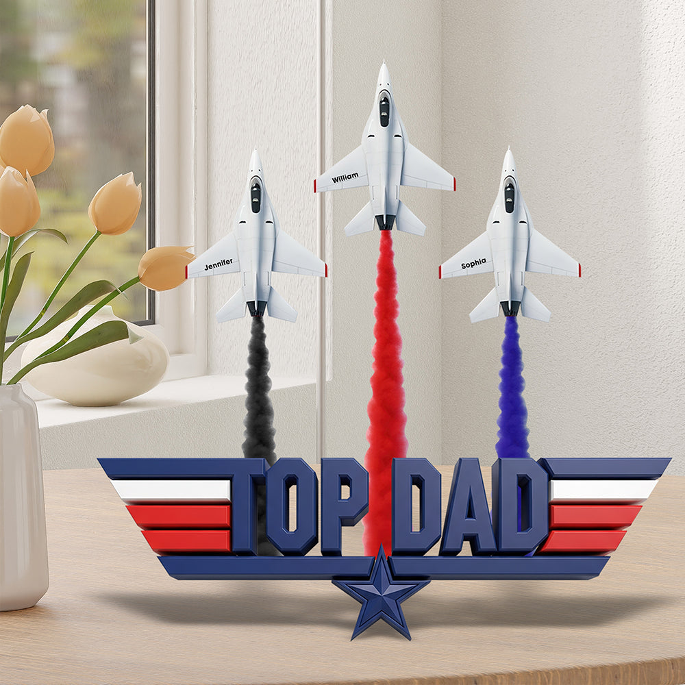 Top Dad Acrylic Plaque - Personalized Gifts For Dad 04ohqn280525