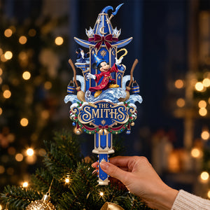 Enchanted Wizard Tree Topper - Personalized Christmas Gifts For Family 09hadt300926-Homacus