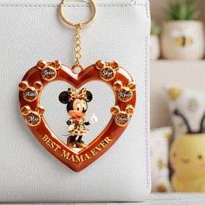 Best Mama Ever Keychain - Personalized Gifts For Mother 04tota100226-Homacus