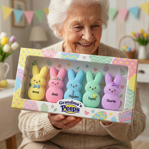 Easter Day Bunny Acrylic Plaque - Personalized Gifts For Grandma Plaque 01NALU290126-Homacus