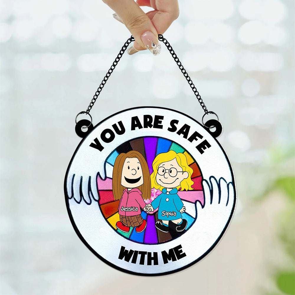 Personalized Gifts For Couple Suncatcher Ornament 02OHDT160125DA-Homacus