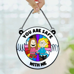 Personalized Gifts For Couple Suncatcher Ornament 02OHDT160125DA