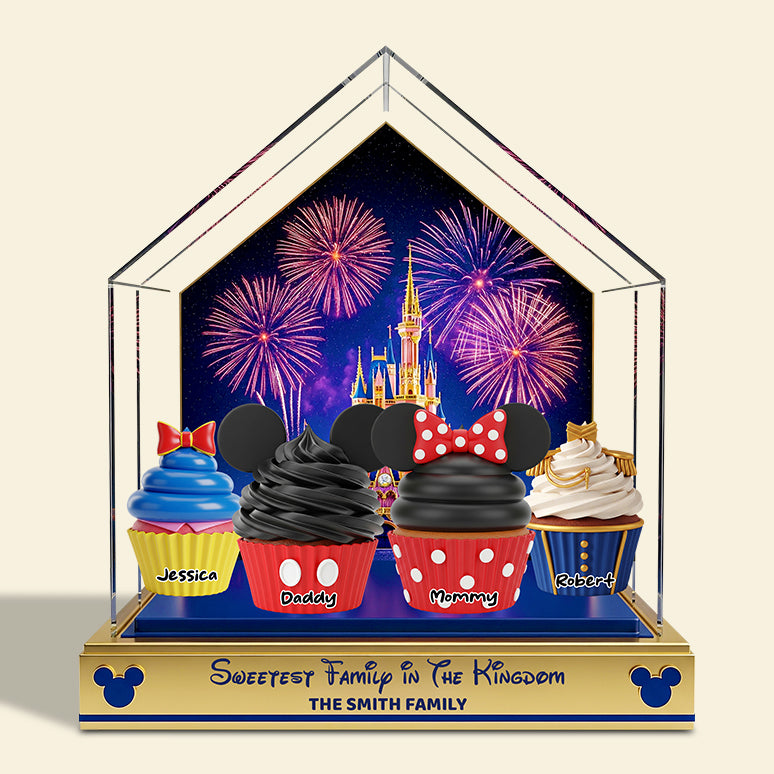 Kingdom of Cupcakes Acrylic Plaque Personalized Gifts For Family 01OHDT100625-Homacus