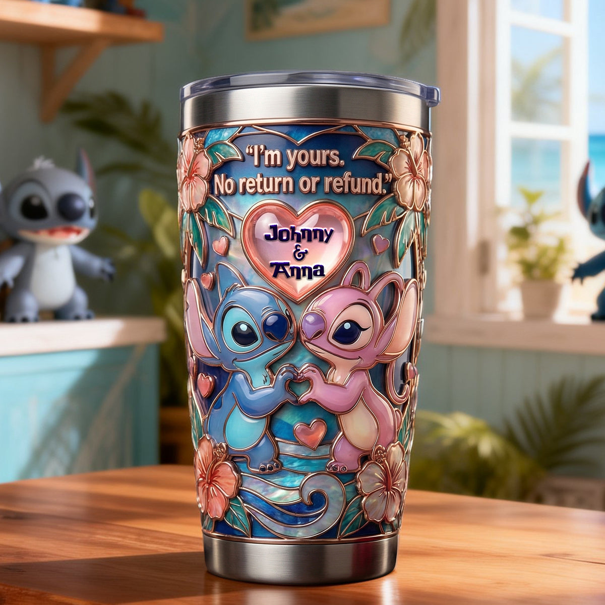 Love Tumbler - Personalized Gifts For Couples 01palu140126-Homacus