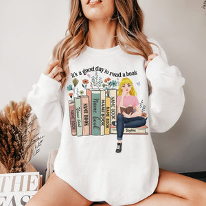 Personalized Gifts For Book Lovers Shirt 03xqtn030125pa It's A Good Day To Read A Book-Homacus