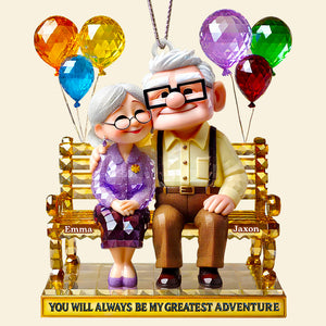 Christmas Romantic Couple Ornament Personalized Gifts For Couple 03TGDT050925-Homacus