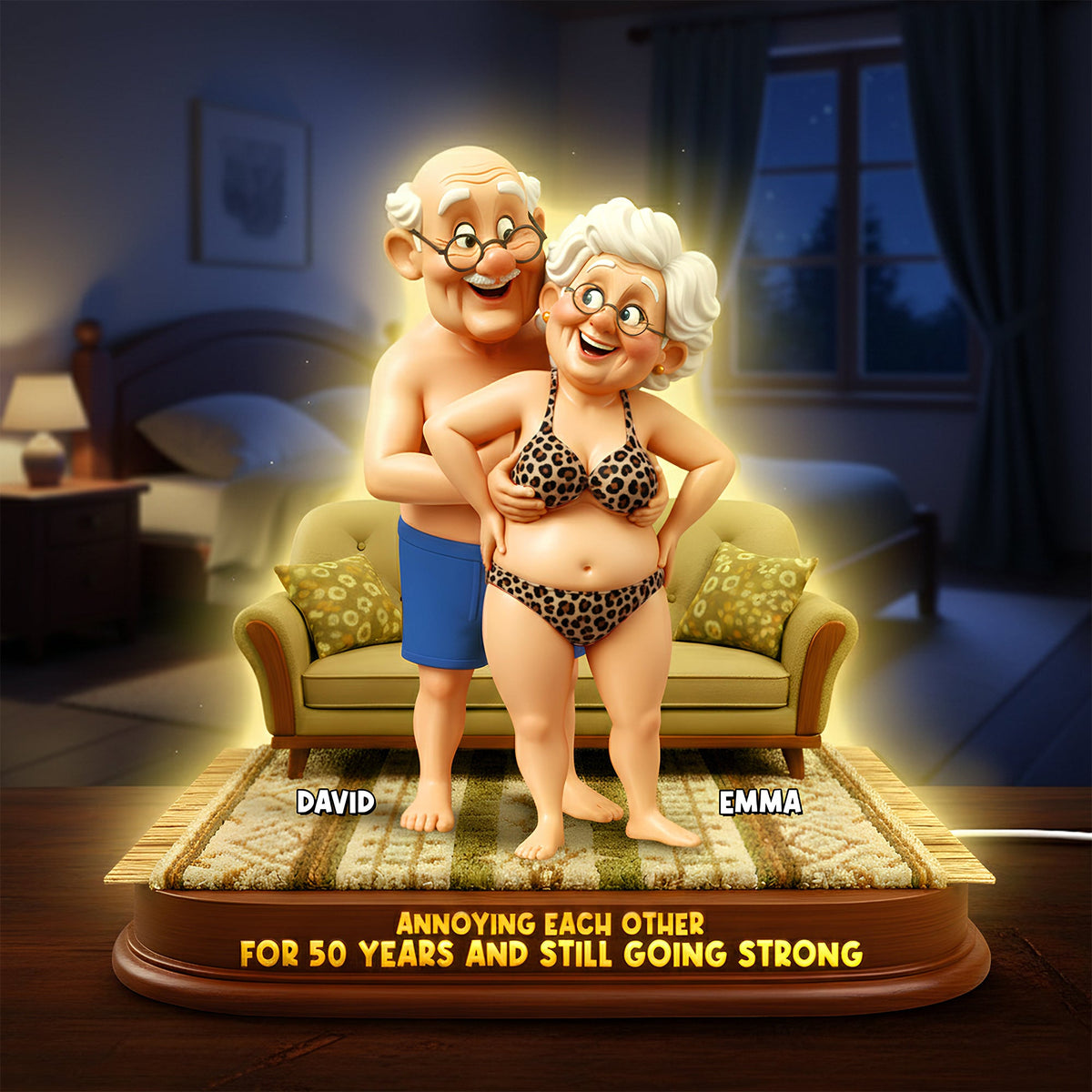 Annoying Each Other Couple Light Box - Personalized Gift For Couples 01NALU081225