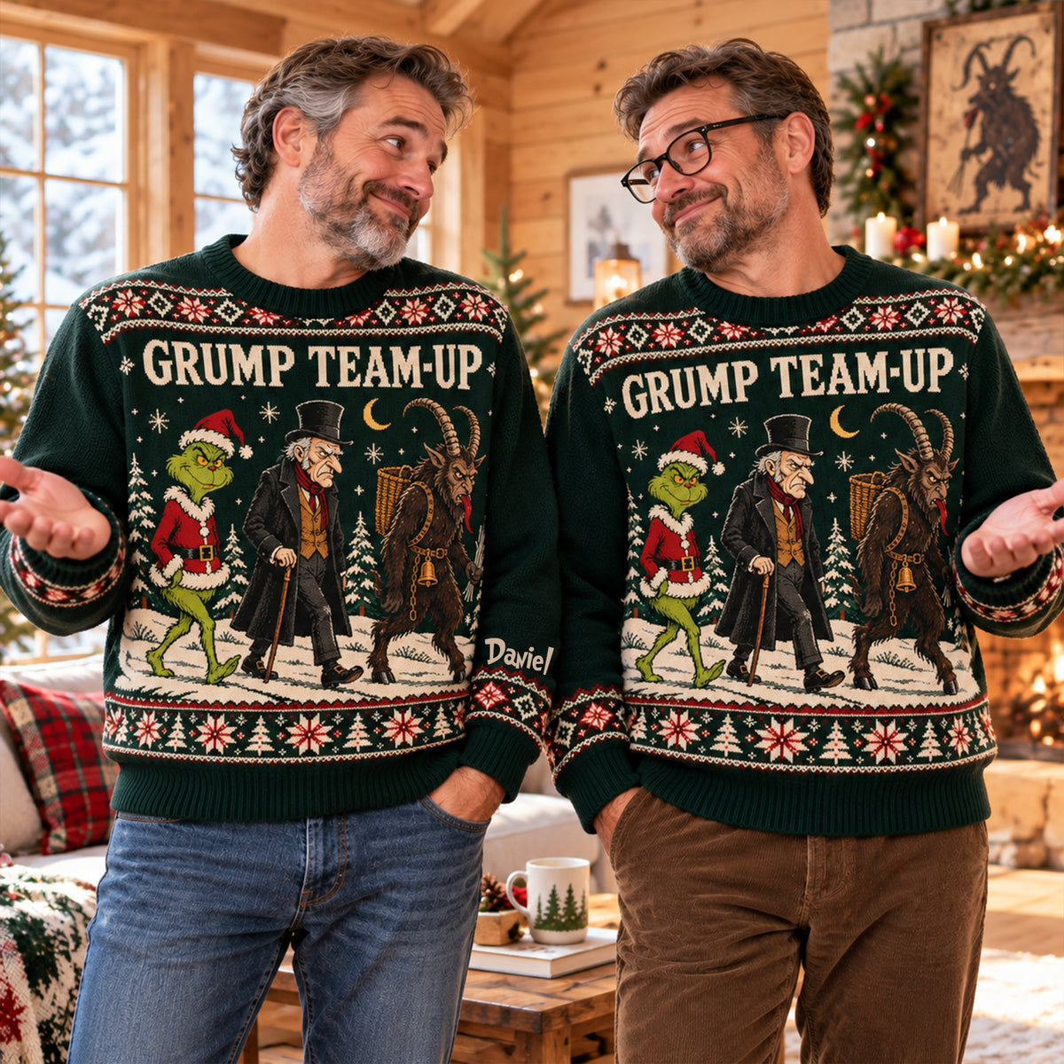 Curmudgeon Ugly Sweater, Personalized Gifts For Christmas 04qhlu221026-Homacus