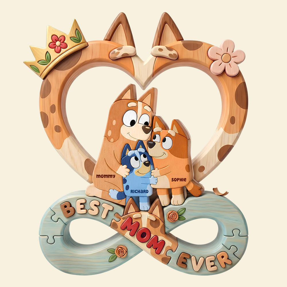 Beloved Mom Puzzle Acrylic Plaque, Personalized Gifts For Moms 03qhdt250426-Homacus