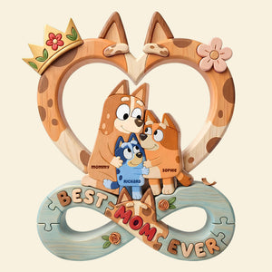 Beloved Mom Puzzle Acrylic Plaque, Personalized Gifts For Moms 03qhdt250426-Homacus