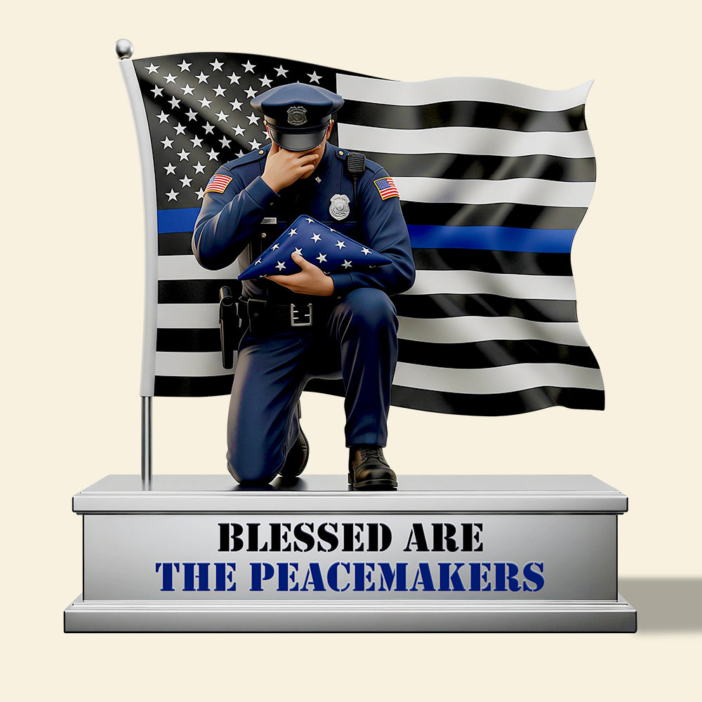 Police Honoring Acrylic Plaque Personalized Gifts For Police 02OHDT100625-Homacus
