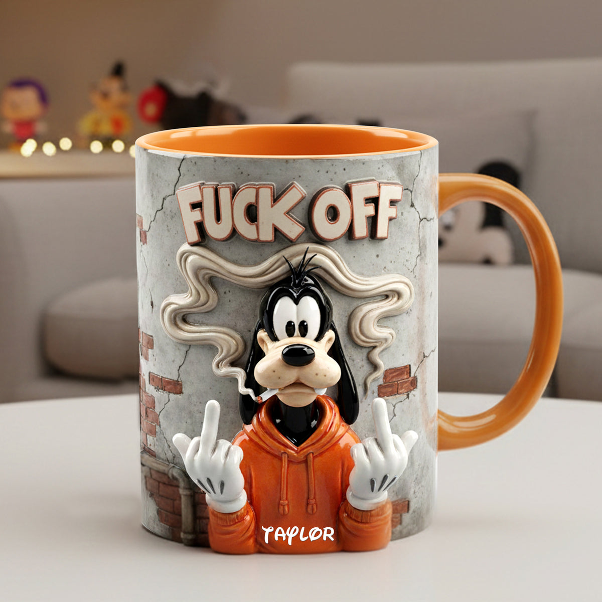 Funny Attitude Coffee Mug - Personalized Gift For Stoner Coworkers 06HYLU311225-Homacus
