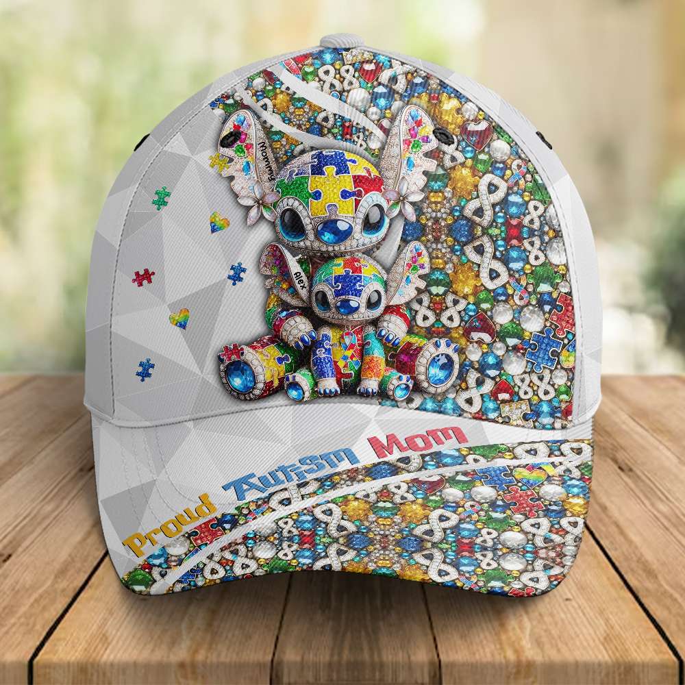 Personalized Gifts For Autism Mom Classic Cap, Cute Character 02TGMH210325-Homacus