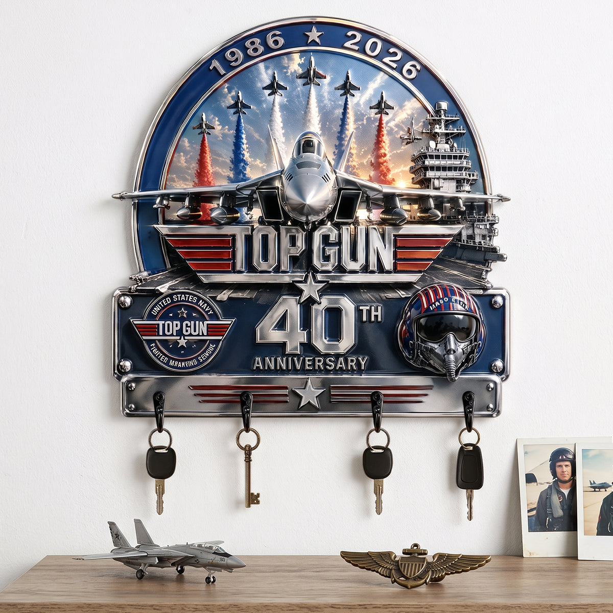 Sky Commander Key Hanger - Personalized Gift 02qhtn210726-Homacus
