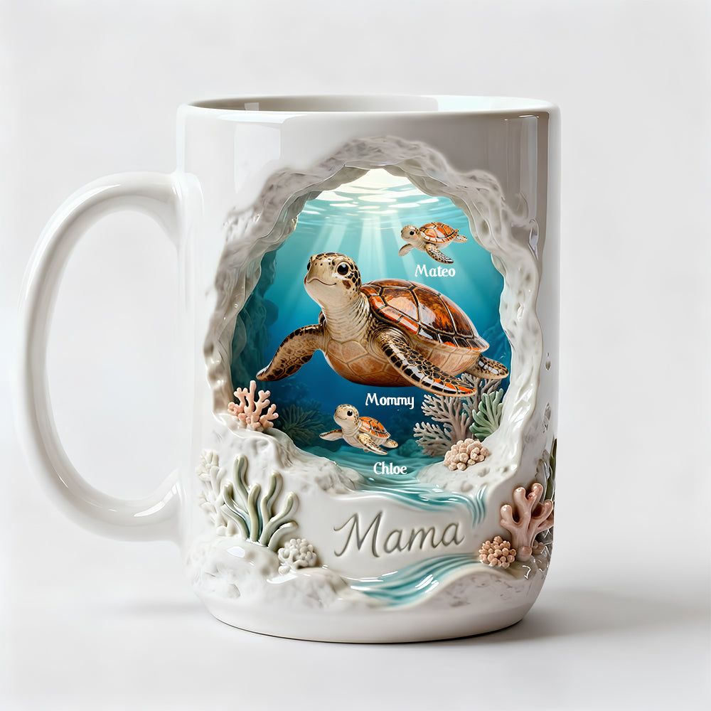 Sea Turtle Coffee Mug - Personalized Gifts For Mother 04todt090226-Homacus