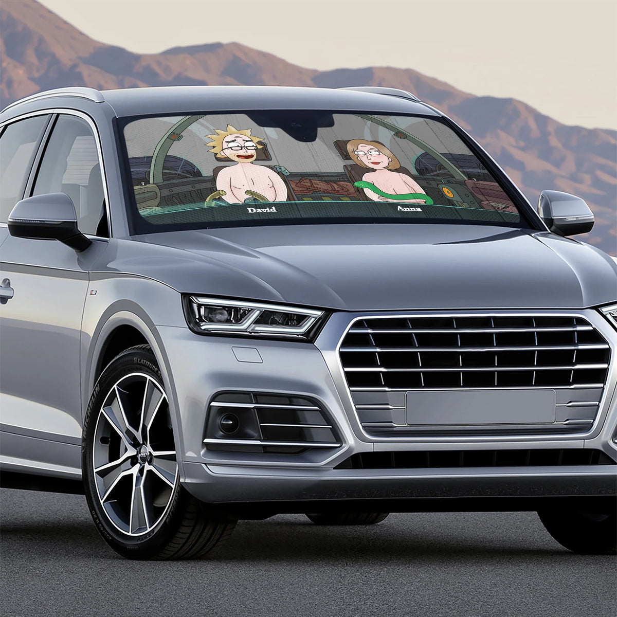 Personalized Gifts For Couple Windshield Sunshade 04katn200724hg-Homacus