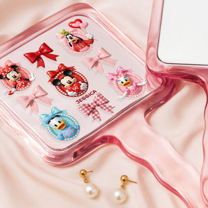 Cute Characters Handheld Mirror - Personalized Gifts 05pglu041225-Homacus