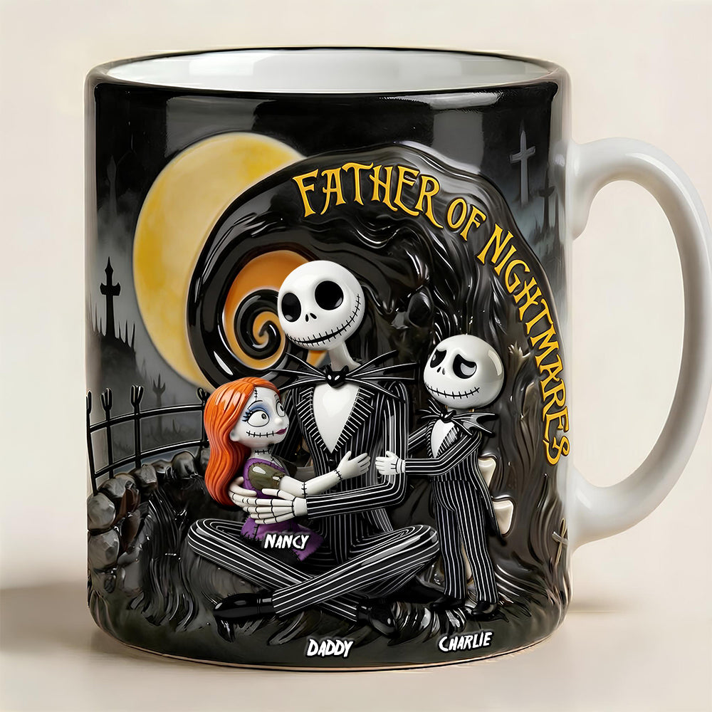 Spooky Dad Coffee Mug - Personalized Gifts For Dads 01OHDT040526-Homacus