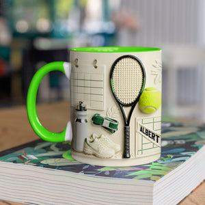 Match Day Tennis Coffee Mug - Personalized Gift For Tennis Players 051HYQN050126