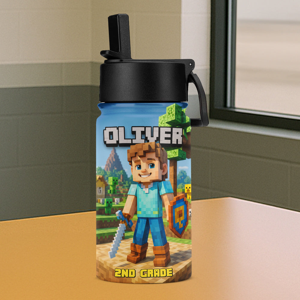 Pixel Adventure Custom Photo Gifts For Kid Tumbler 02natn260725-Homacus