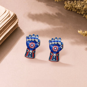 Empowering Power Fist Stud Earrings – Personalized Just for Her 01ohqn220725-Homacus