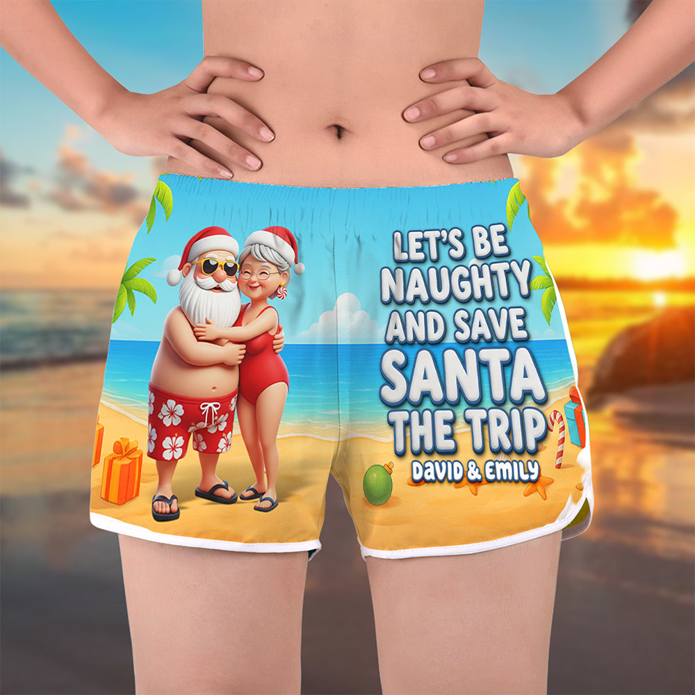 Naughty Couple Beach Shorts - Personalized Gifts For Couple 01ohqn110725-Homacus