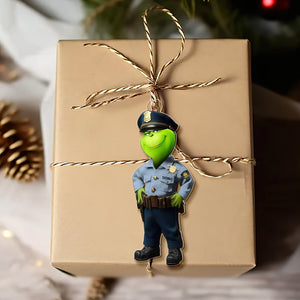 Personalized Gift For Police Officer Ornament, Law Enforcement Christmas Gift 01QHQN051124-Homacus