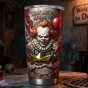 Creepy Clown Horror Tumbler - Personalized Gifts For Horror Lovers 02PALU200126-Homacus