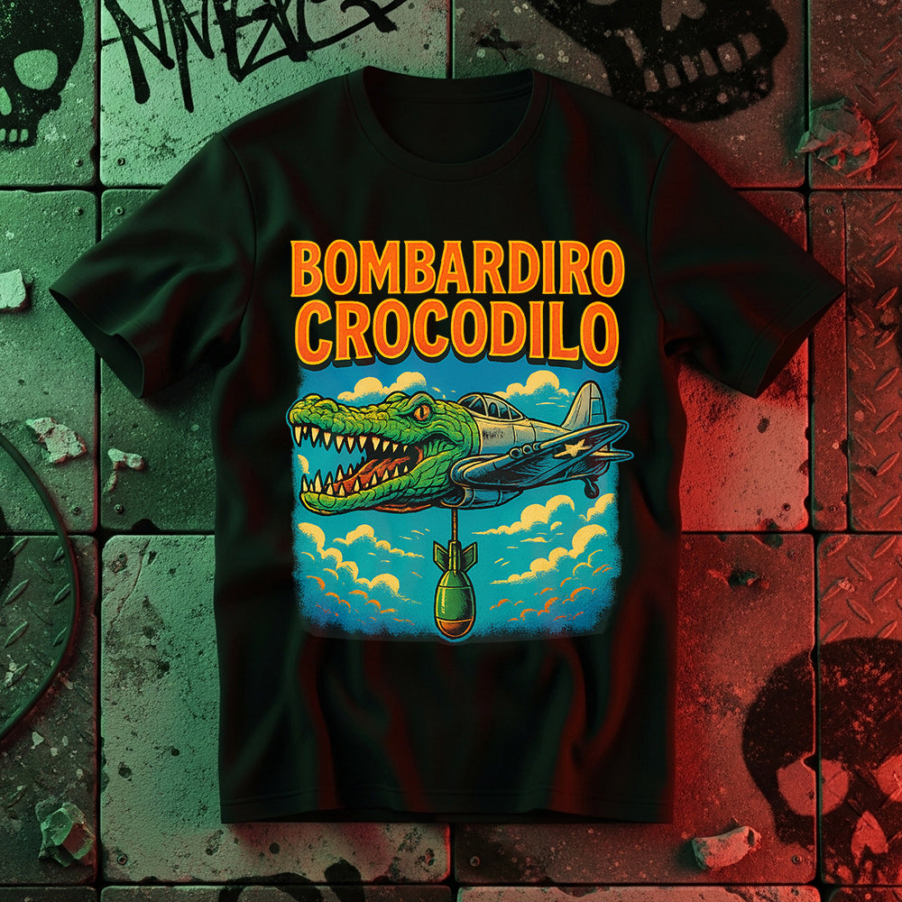Bombardiro Crocodilo Brainrot Shirt Gifts For Kids 033hudt280725-Homacus