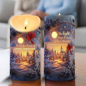 Cardinal From Heaven LED Candle - Personalized Memorial Keepsake For Loved One 02QHLU060925-Homacus