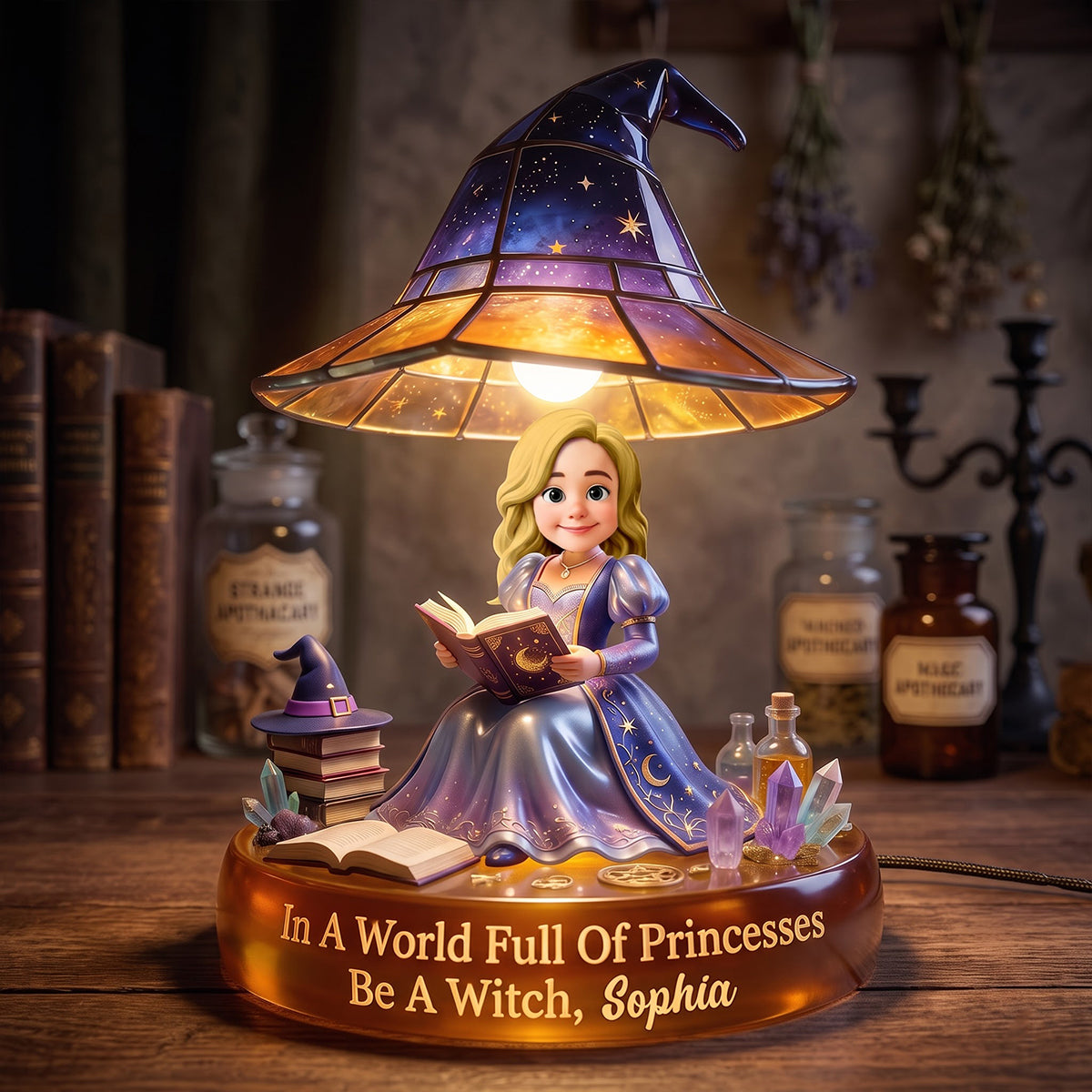 Be A Witch Acrylic Light Box - Personalized Gifts 05totn310726