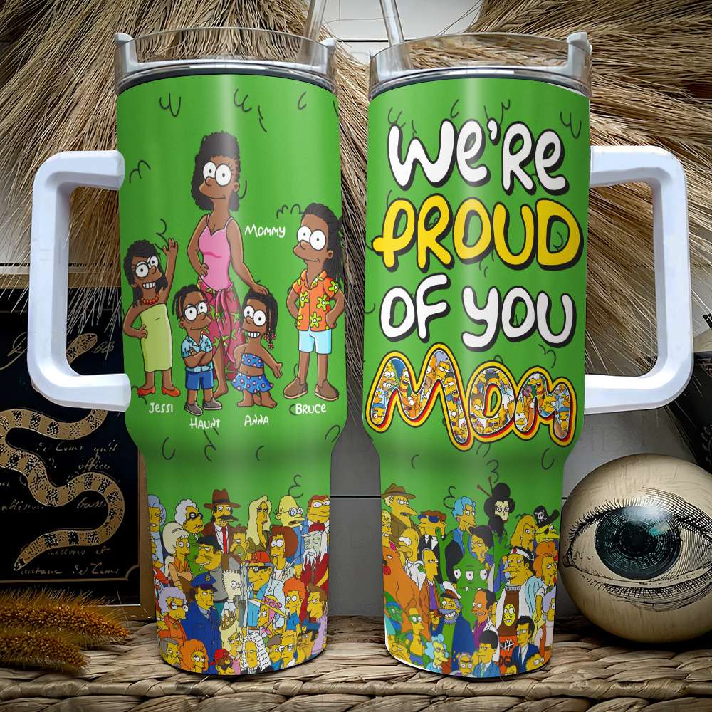 Proud Mom 40oz Tumbler - Personalized Gifts For Mother 01TGLU050425PA-Homacus
