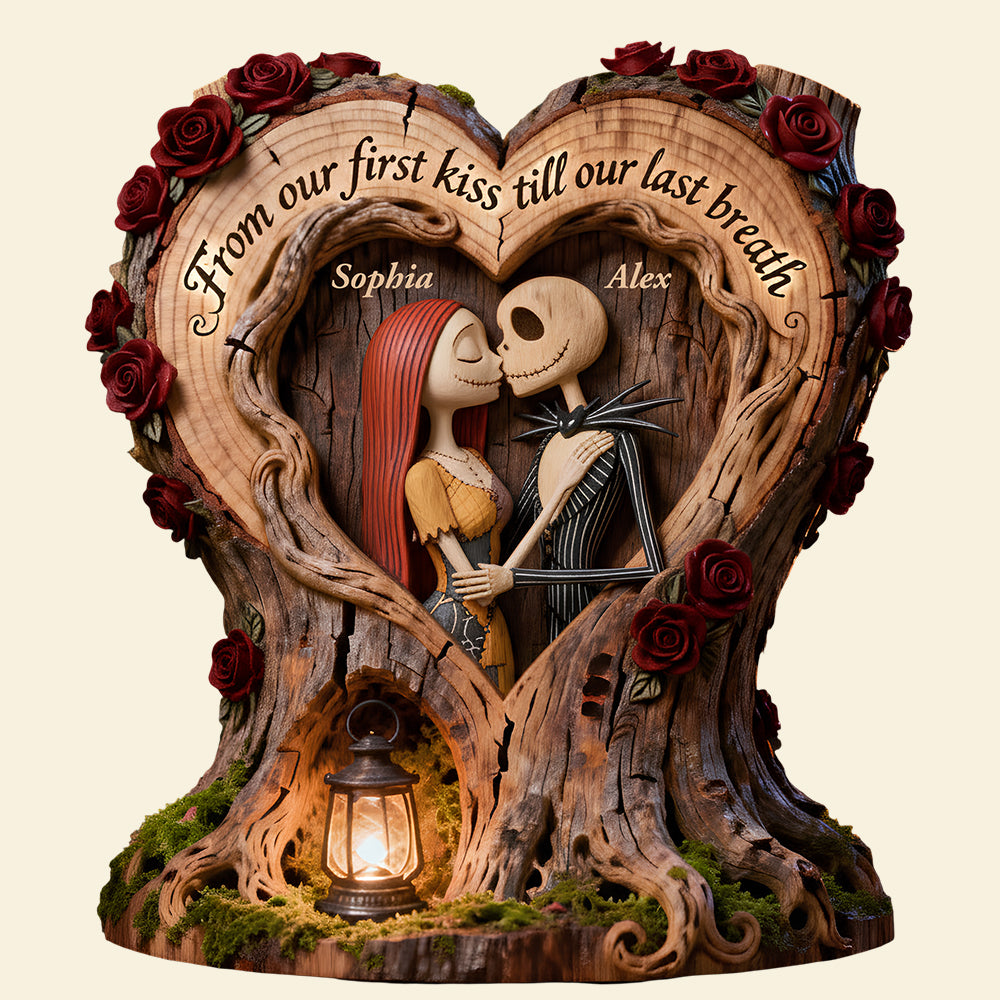 Kissing Couple Acrylic Plaque - Personalized Gifts For Couple 01TGDT030226-Homacus