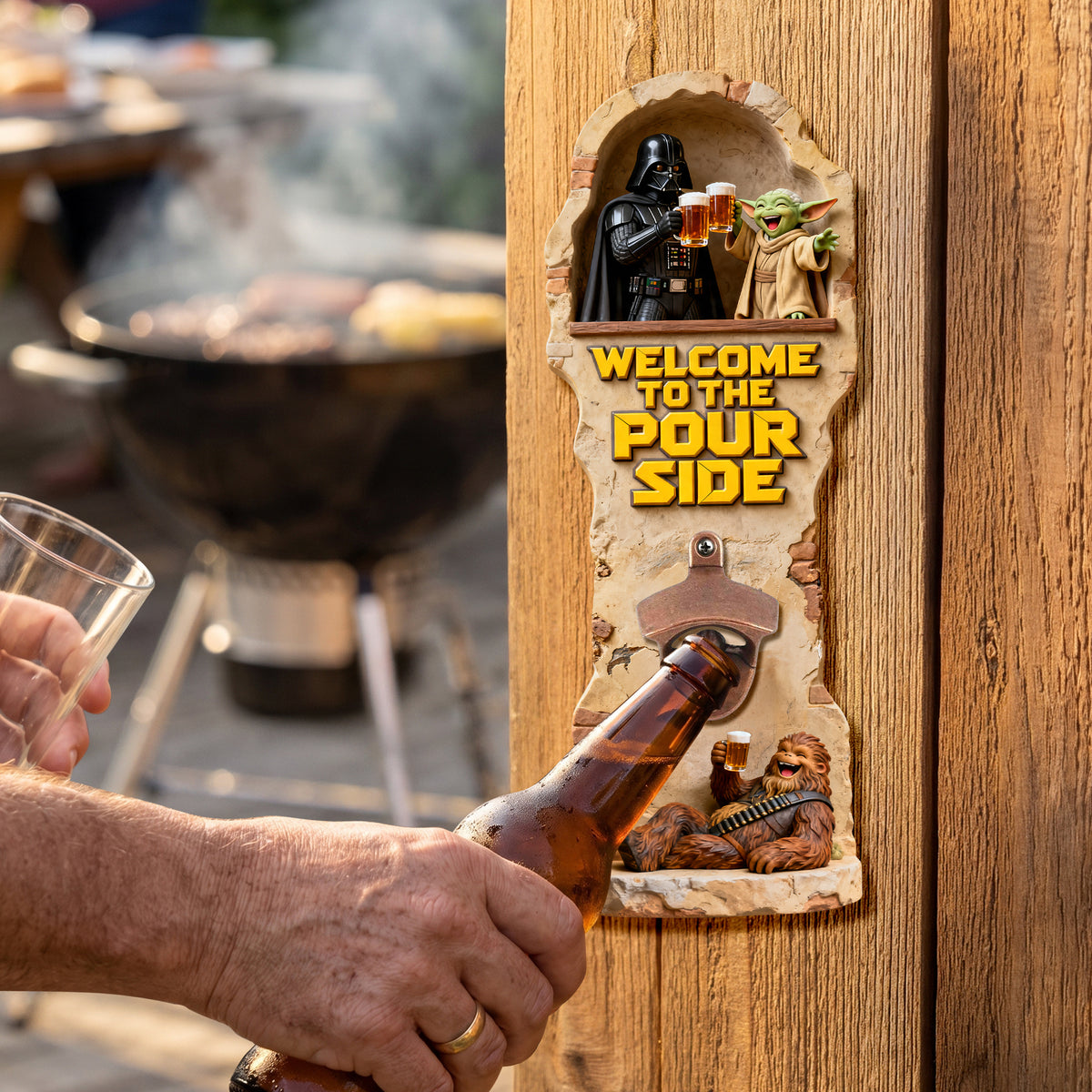 Funny Intoxicated Warriors Wall Hanging Bottle Opener - Personalized Gifts 02tyqn180726-Homacus