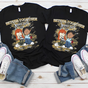 Personalized Gifts For Couple Shirt Better Together 02KAMH060125HG GRER2005-Homacus