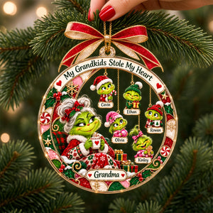 Cute Grandkids Christmas Ornament - Personalized Gifts For Grandma 05todh121026