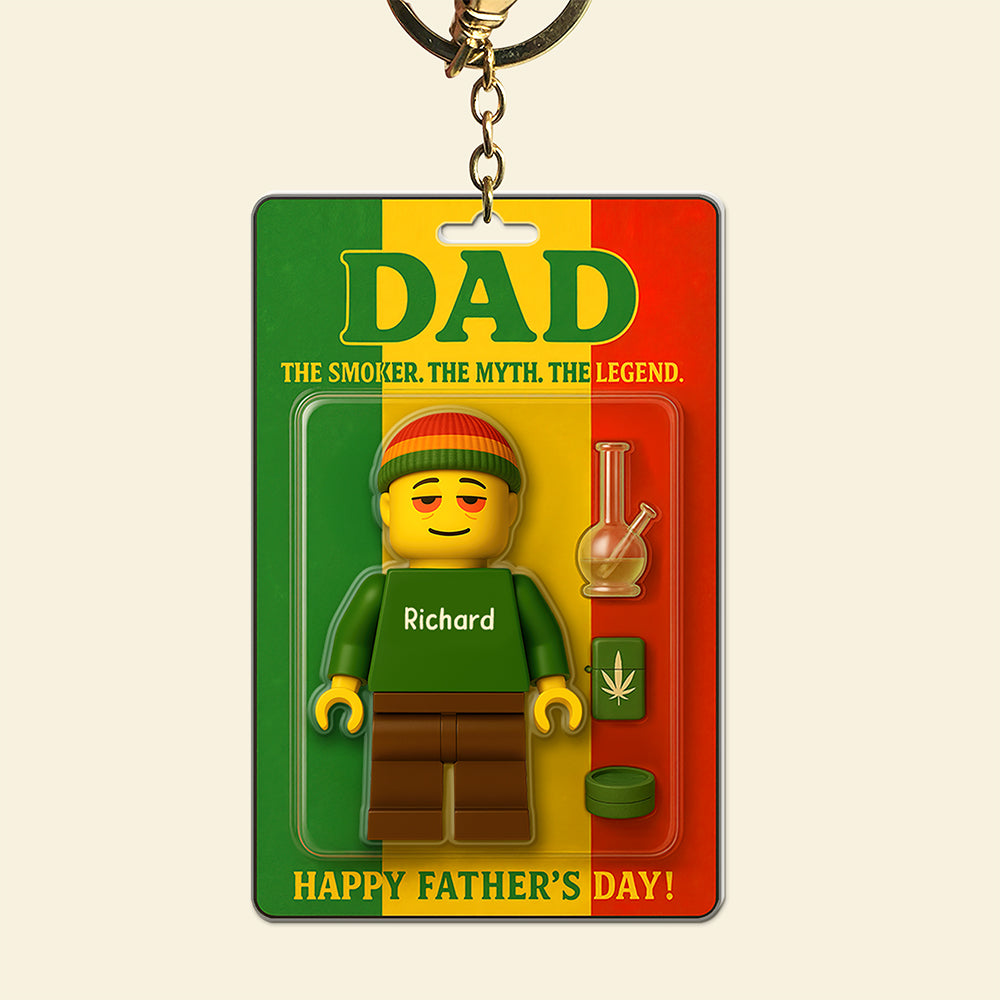 Legend Dad Keychain - Personalized Gifts For Dad 03toqn080525-Homacus