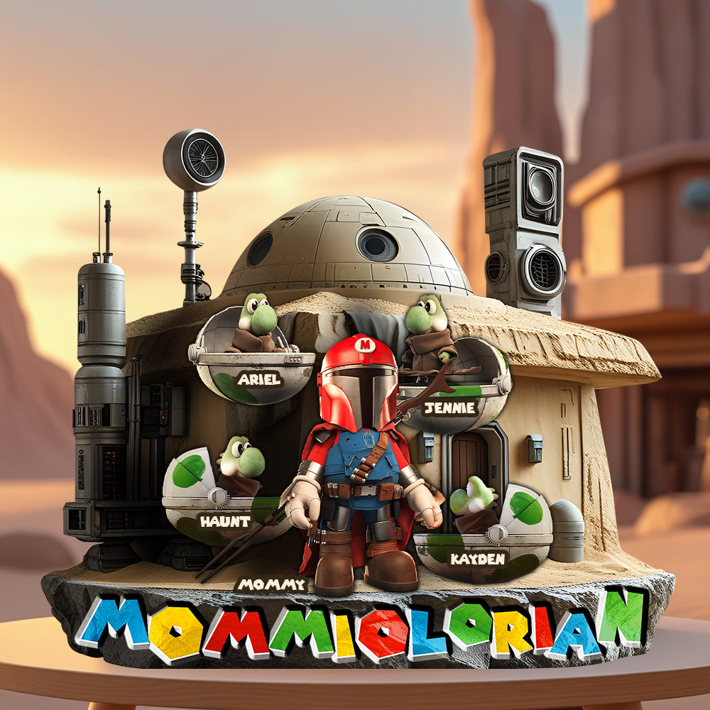 Personalized Gifts For Mom Plaque, Super Galaxy 031qhlu090425-Homacus