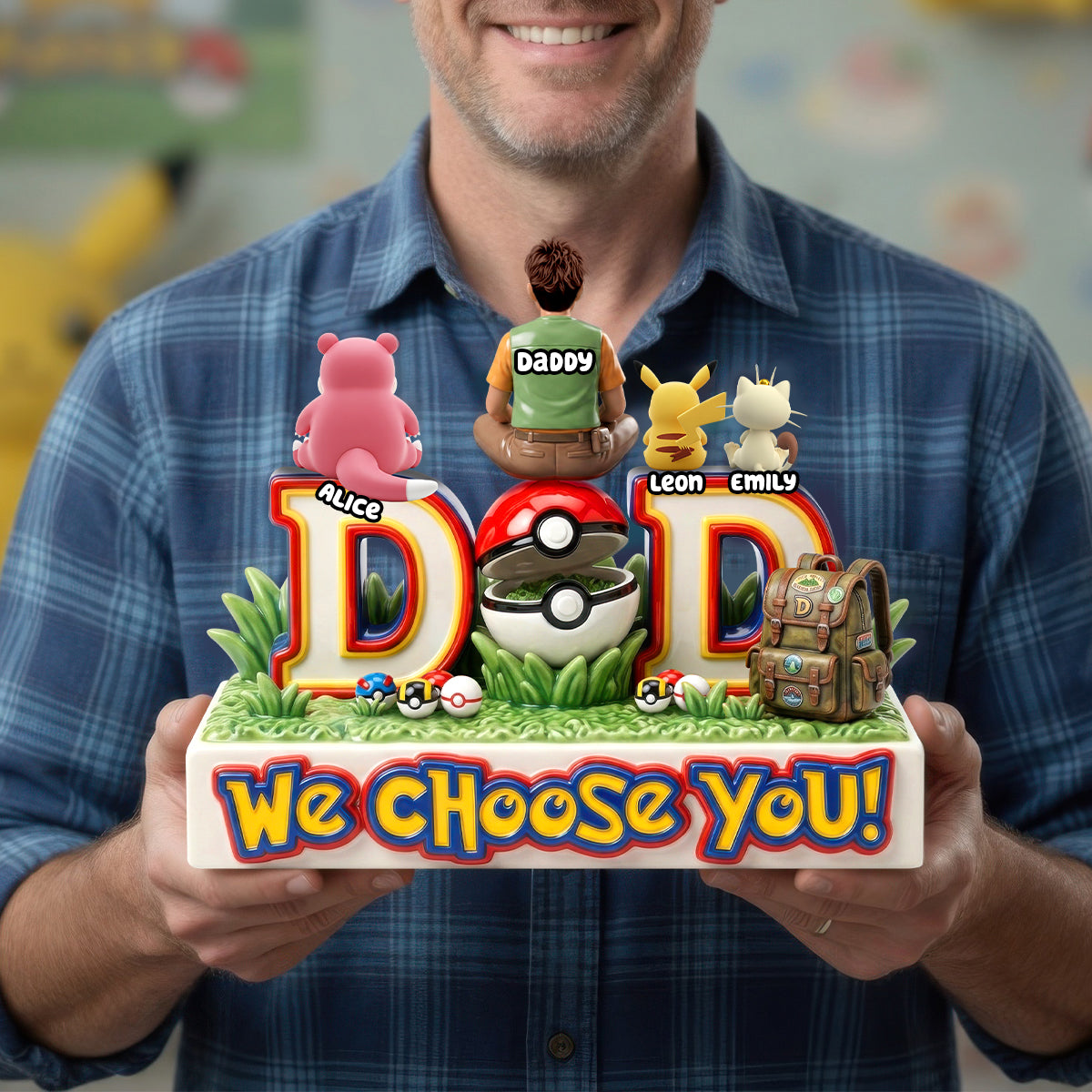 Adventure Dad And Kids Acrylic Plaque - Personalized Gifts For Dads 02ohdh060526-Homacus
