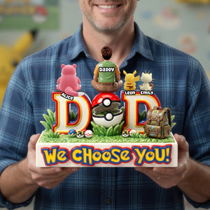 Adventure Dad And Kids Acrylic Plaque - Personalized Gifts For Dads 02ohdh060526-Homacus