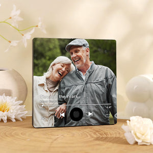 Custom Music & Photo Fridge Magnet Gifts For Couples Valentine 04PGQN071224-Homacus