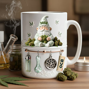 Chilling Time Gnome Coffee Mug - Personalized Gift For Stoners 06TOLU201225-Homacus