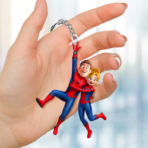 Hanging Together Couple Keychain - Personalized Gifts For Couple 05qhqn210726-Homacus