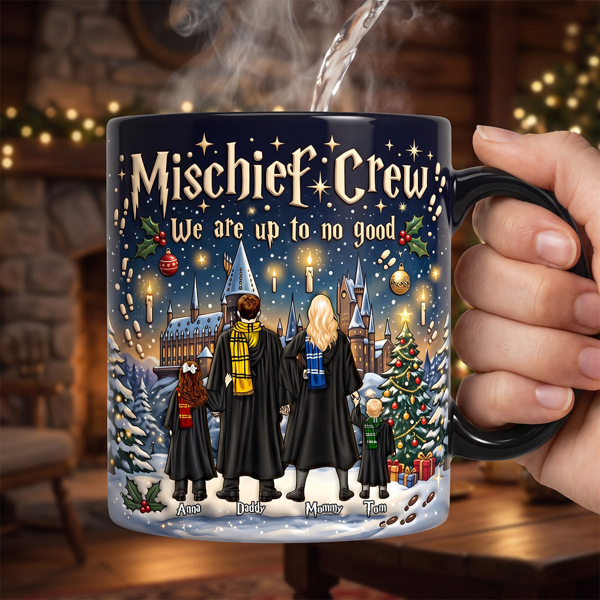 Fantasy Family Heat Changing Mug - Personalized Christmas Gifts For Family 02nadh140826