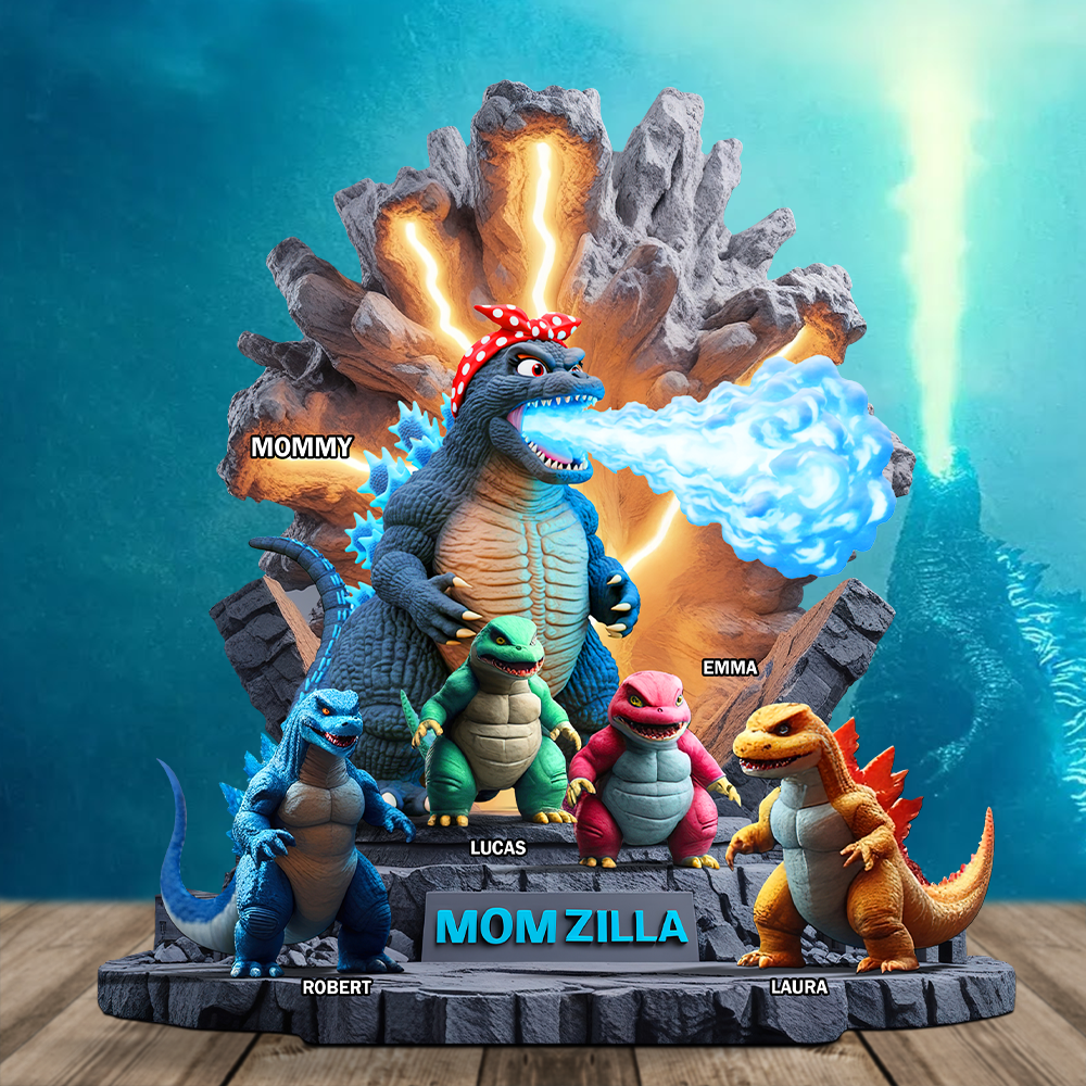 Power Mom Acrylic Plaque - Personalized Christmas Gifts For Mom 02QHPU150425-Homacus