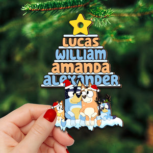 Personalized Gifts For Family Christmas Ornament 04natn210824-Homacus