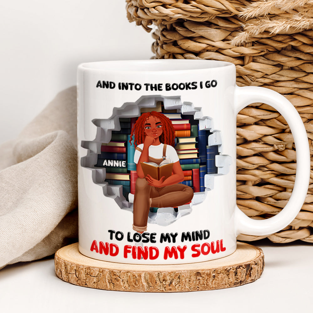 Personalized Gifts For Book Lovers Coffee Mug Reading Book Girl 03KALU040125PA-Homacus