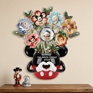 Lovely Family Flower Vase Decal - Personalized Gifts For Family 04qhtn281026-Homacus