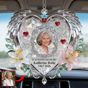 Miss The Angel In Heaven Car Hanging Ornament, Personalized Keepsake To Remember Loved One 04qhqn120126-Homacus